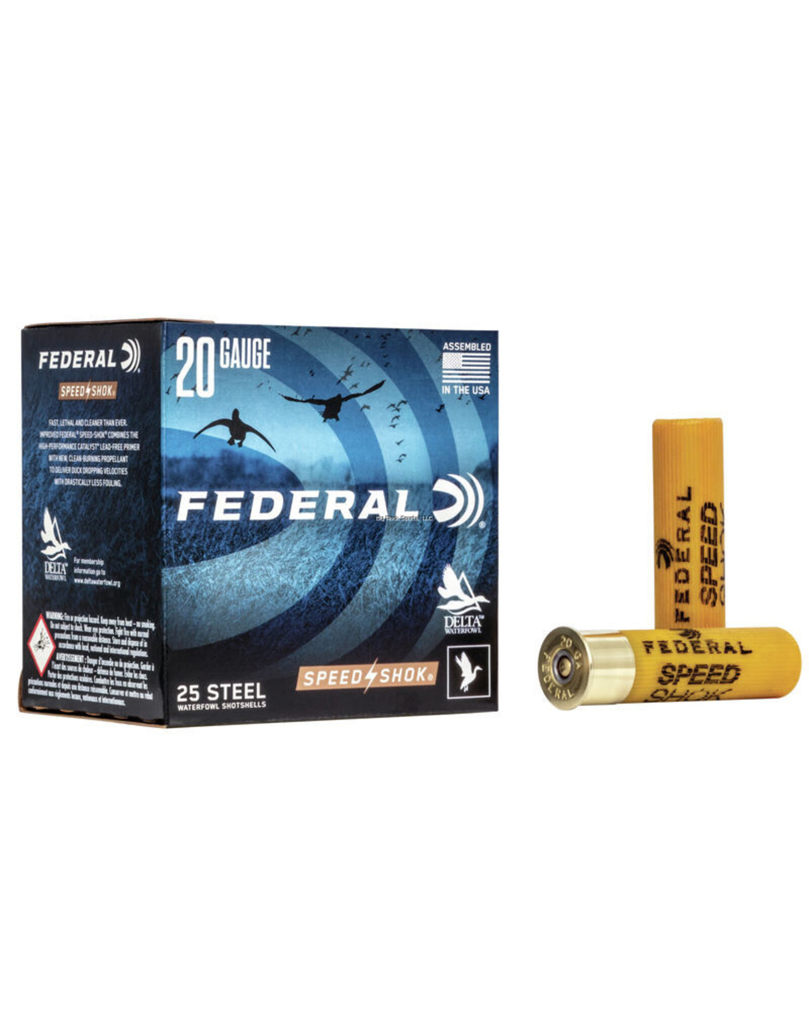 Federal Federal WF209 4 Speed Shok Waterfowl Shotshell 20 GA 3" 7/8oz 4 25 Rnd per Box