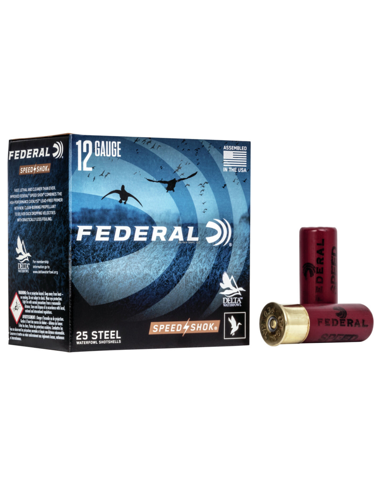 Federal Federal WF145 BB Speed Shok Waterfowl Shotshell 12 GA 2 3/4" 1 1/8oz BB 25 Rnd per Box