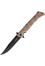 Cold Steel Cold Steel 20NQX-DTBK Large Luzon Flipper Knife 6" Black Clip Point Blade, Desert Tan GFN Handles, Liner Lock Cold Steel Cold Steel 20NQX-DTBK Large Luzon Flipper Knife 6" Black Clip Point Blade, Desert Tan GFN Handles, Liner Lock