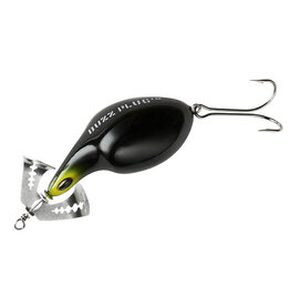 Arbogast Arbogast G935-02 Buzz Plug Junior Black 2.375". 5/8 Oz, 1/0 Topwater