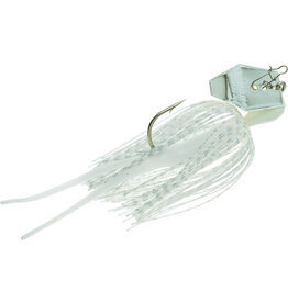 Z-Man CB38-08 Original Chatterbait Bladed Swim Jig 4-1/2", 3/8 oz, 5/0 Hook, White (003328)