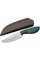 szco SZCO 8.75" Verdent River Hunting Knife with Leather Sheath