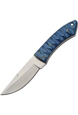 szco Pakistan 203533 River Fixed Blade Knife Blue/Black Wood Handles szco Pakistan 203533 River Fixed Blade Knife Blue/Black Wood Handles