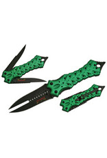 Dead Walker - Double Alien Linerlock Green