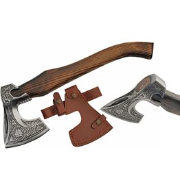 szco Medieval Viking Style Fallen Forest Replica Axe with Sheath