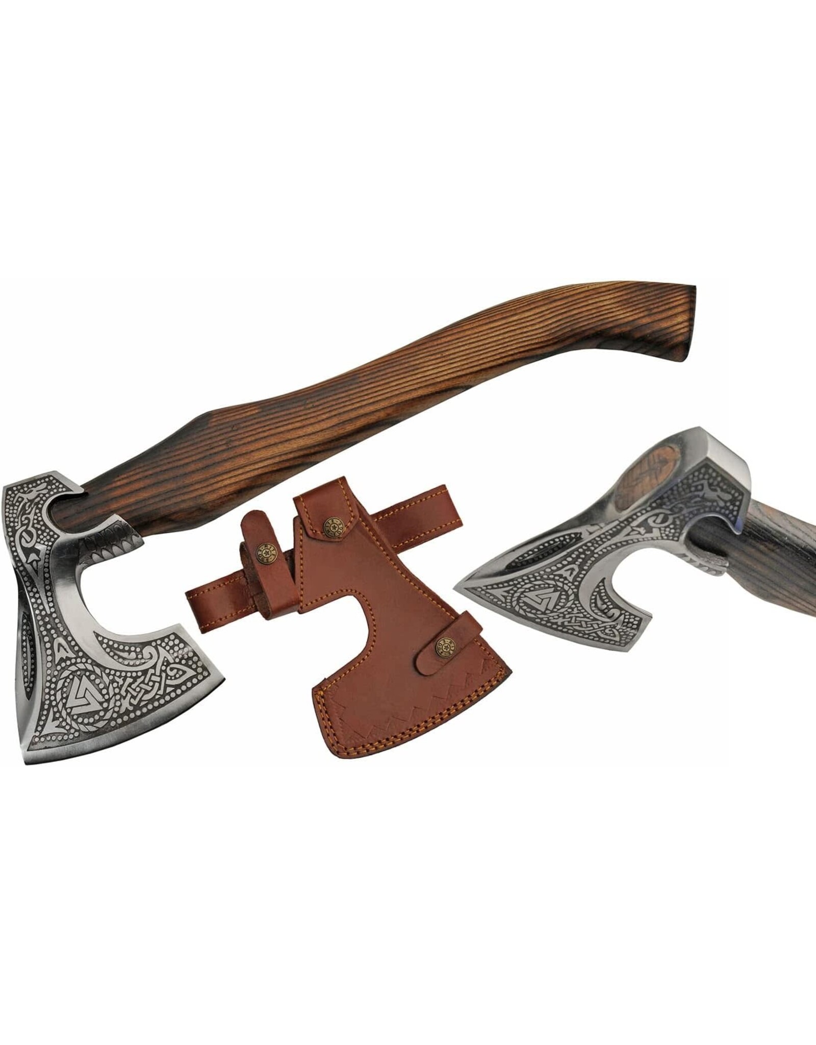 szco Medieval Viking Style Fallen Forest Replica Axe with Sheath