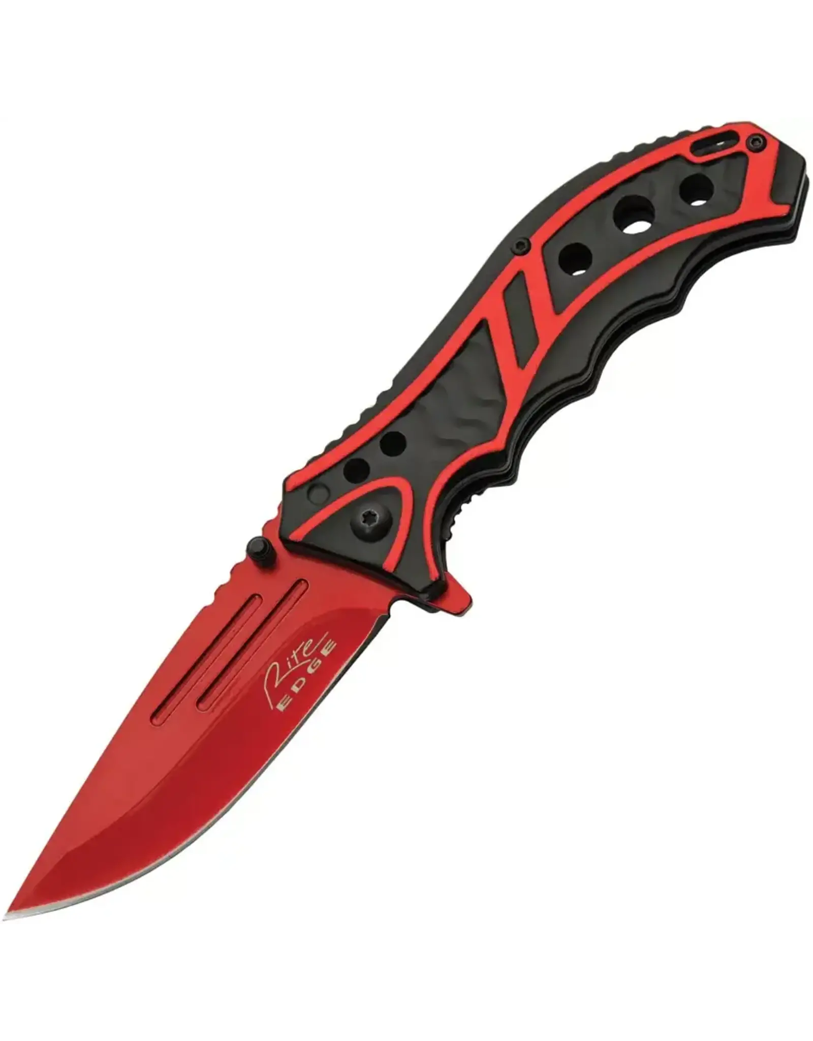 Rite Edge Rite Edge Caution Linerlock RED CN300585RD