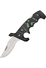 szco Outdoor Camo Defender Lock Back Folding Knife, 210872-CM