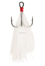 Berkley FSN19FTR1X4-WH Fusion19 Expansion, durable round bend treble, size 4 Fusion19 treble hook, White