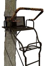 Big Game Warrior Elite Treestand 17" tall /platform 18" 10"deep/ seat 24" wide/ padded rail