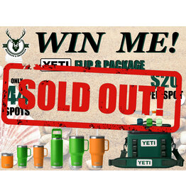 DRAW #1717 - WIN ME - YETI FLIP 8 PACKAGE!