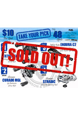 DRAW #1715 - Take Your Pick - Daiwa, Shimano OR Minn Kota!