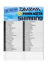 DRAW #1715 - Take Your Pick - Daiwa, Shimano OR Minn Kota!