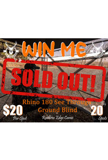 DRAW #1720 - WIN ME - RHINO 180 BLIND!