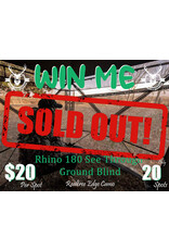 DRAW #1723 - WIN ME - RHINO 180 BLIND! ROUND 2