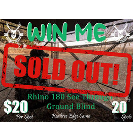 DRAW #1723 - WIN ME - RHINO 180 BLIND! ROUND 2