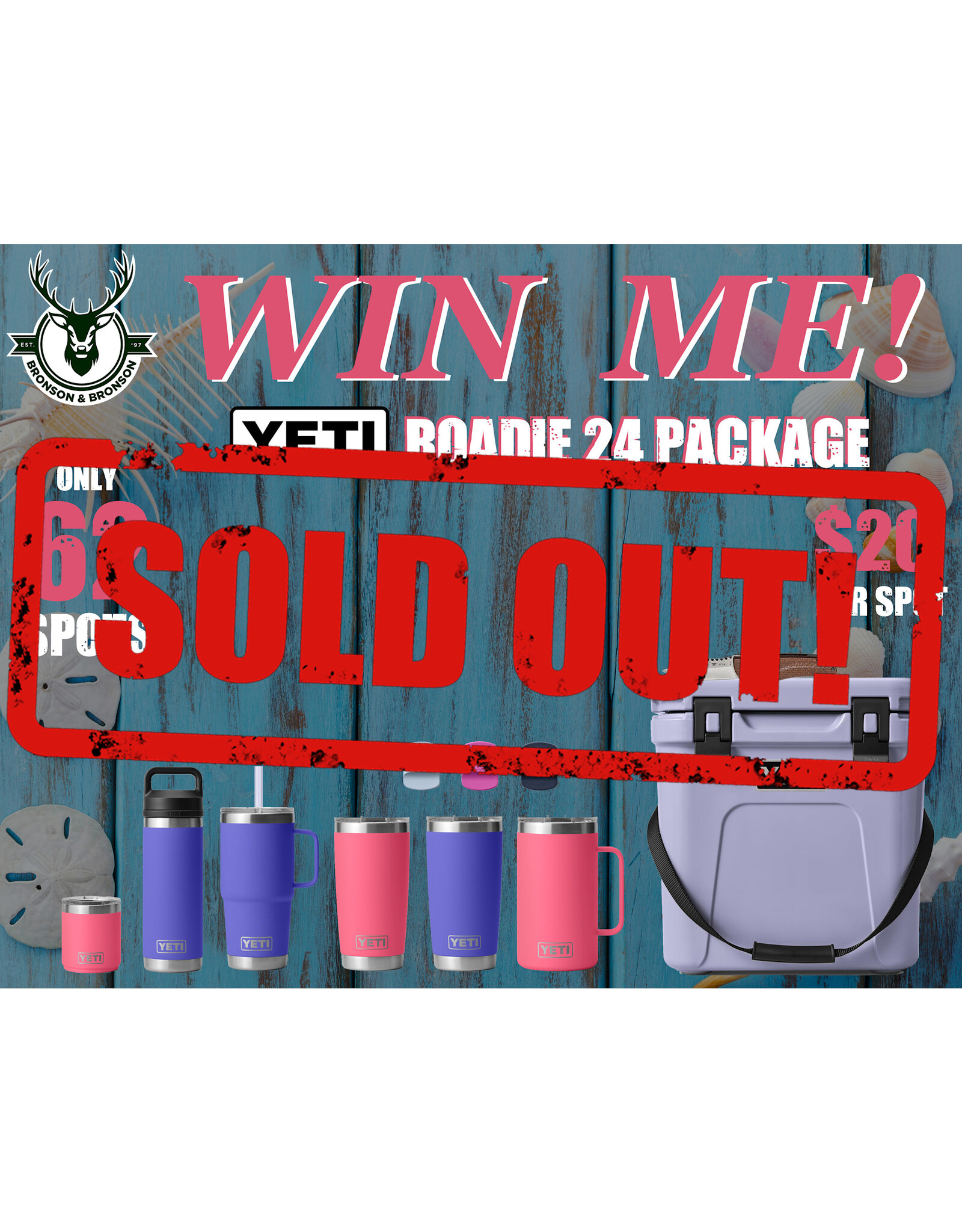 DRAW #1721 - WIN ME - ROADIE 24 LILAC PACKAGE!