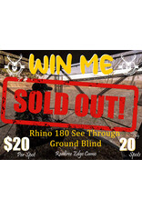 DRAW #1724 - WIN ME - RHINO 180 BLIND! ROUND 3