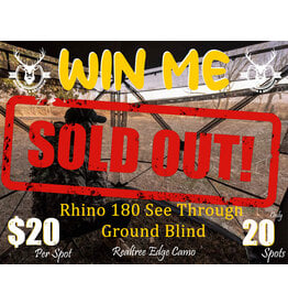 DRAW #1724 - WIN ME - RHINO 180 BLIND! ROUND 3