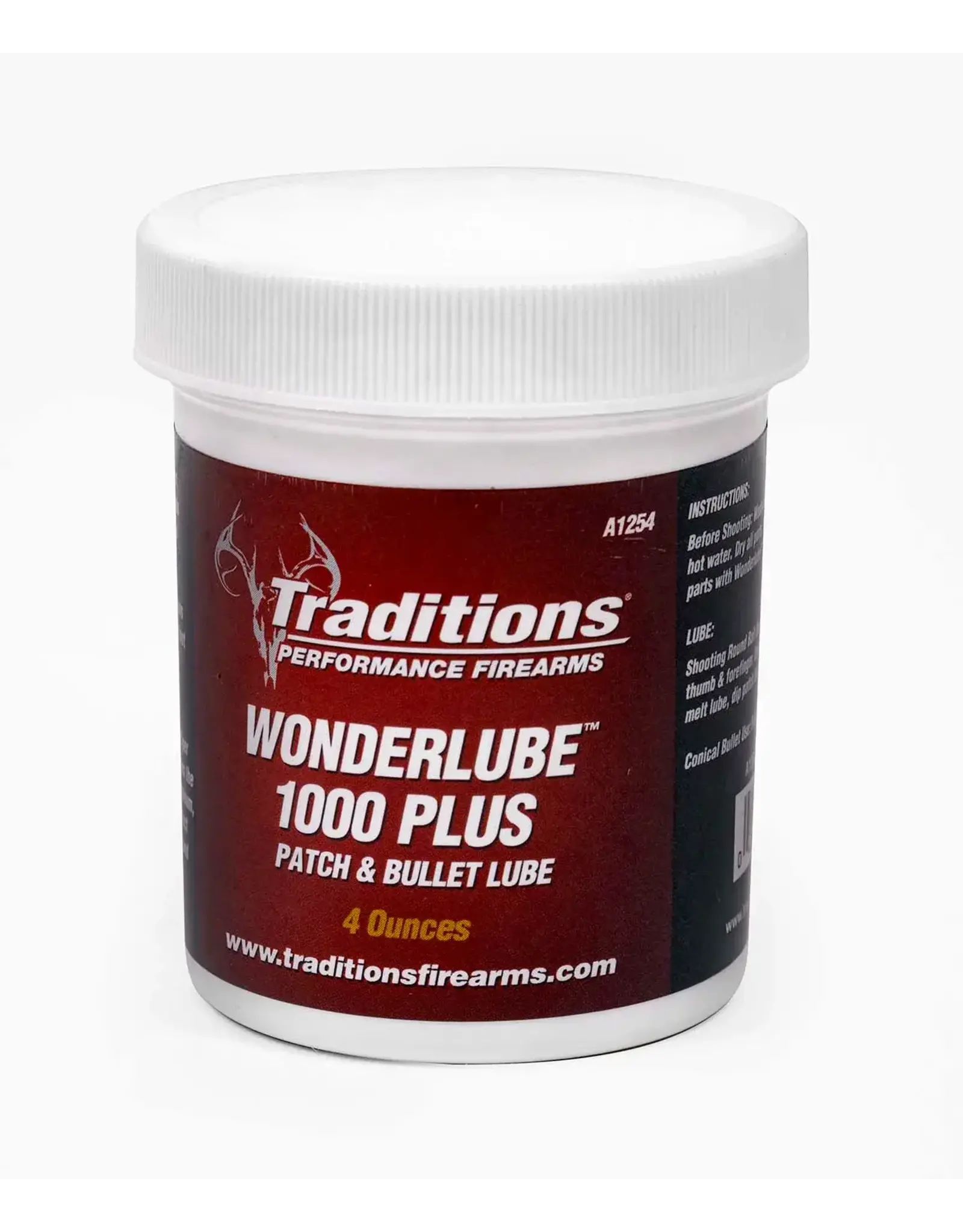 Traditions Performance Firearms Traditions Wonderlube 1000 Plus Patch & Bullet Lube A1254