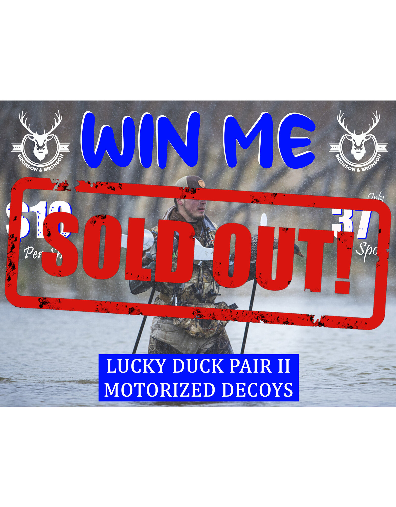 DRAW #1728 - WIN ME - Lucky Duck Motorized Pair II!
