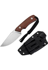 Civivi Civivi Gander C24058B-3 Guibourtia Wood Contoured Handle, Satin Finished 14C28N Blade