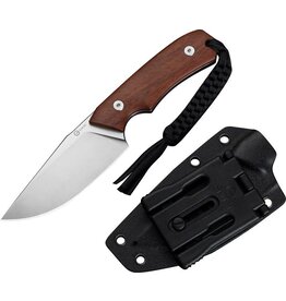 Civivi Civivi Gander C24058B-3 Guibourtia Wood Contoured Handle, Satin Finished 14C28N Blade