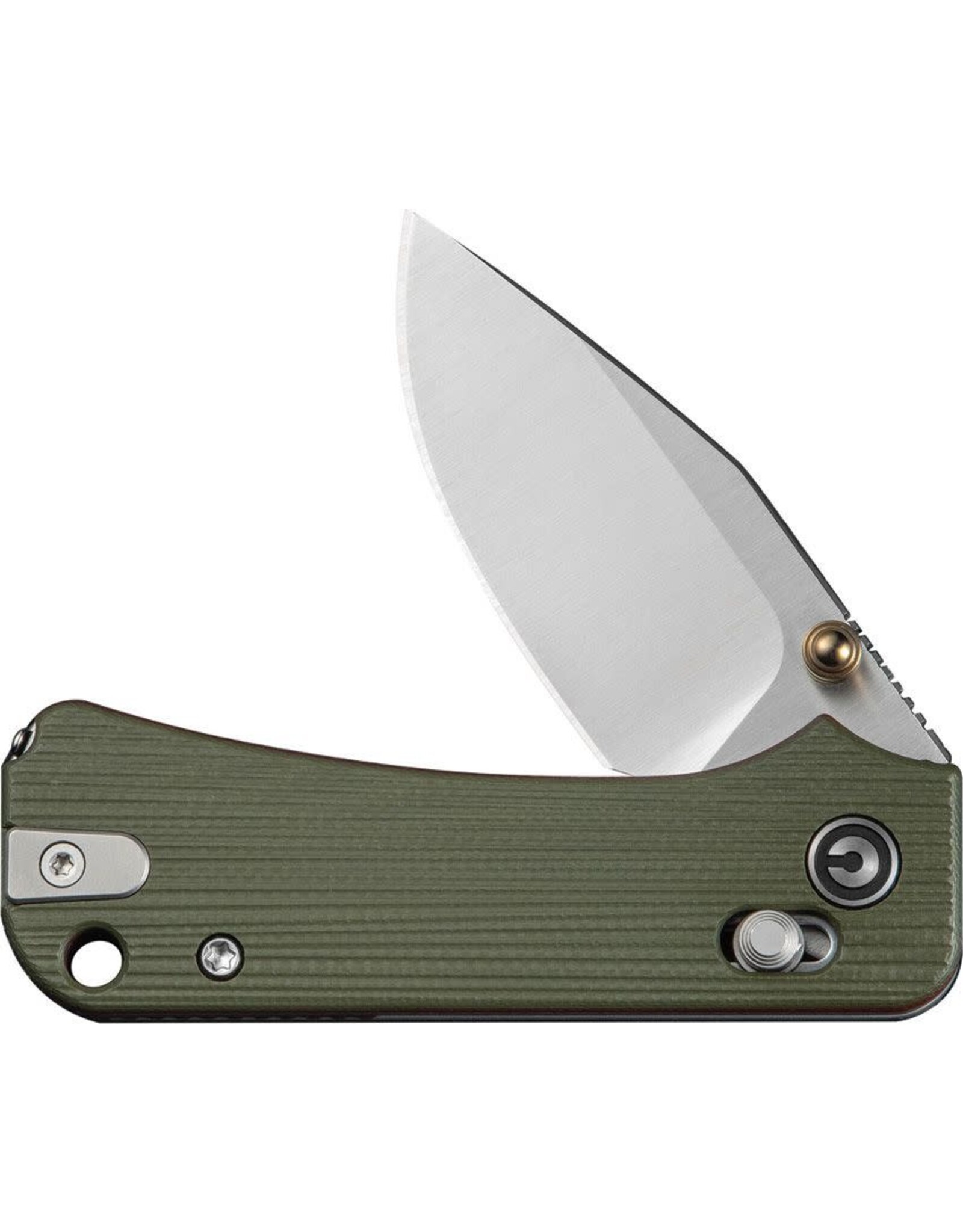 Civivi Civivi  C24074-1 Baby Banter 2 - TG Milled Green & Red G10 Handle, Satin Finished 14C28N Blade