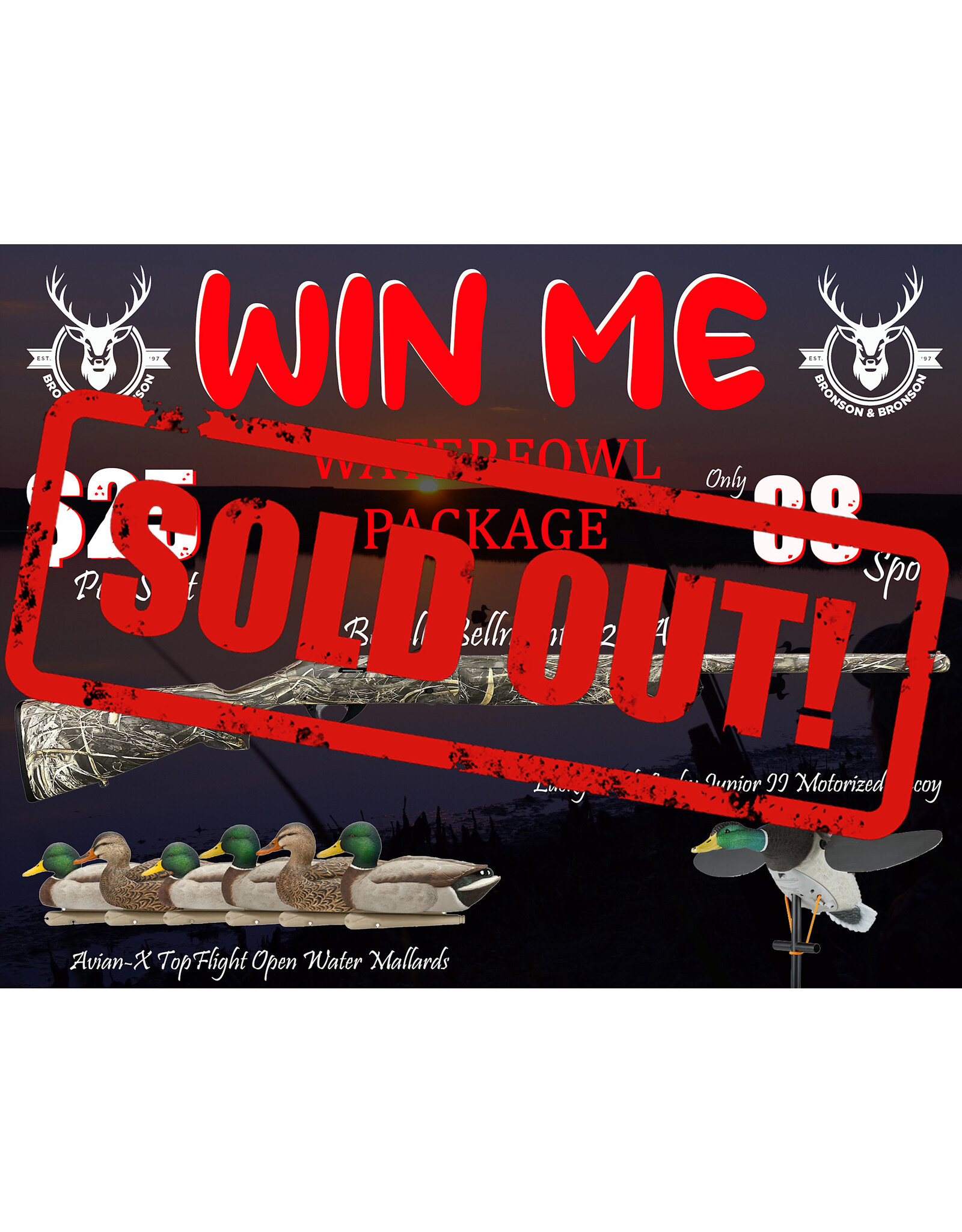 DRAW #1725 - WIN ME - GEAR UP FOR WATERFOWL!