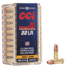 CCI CCI Velocitor .22 Long Rifle 40 Grain Copper Plated Hollow Point 0047