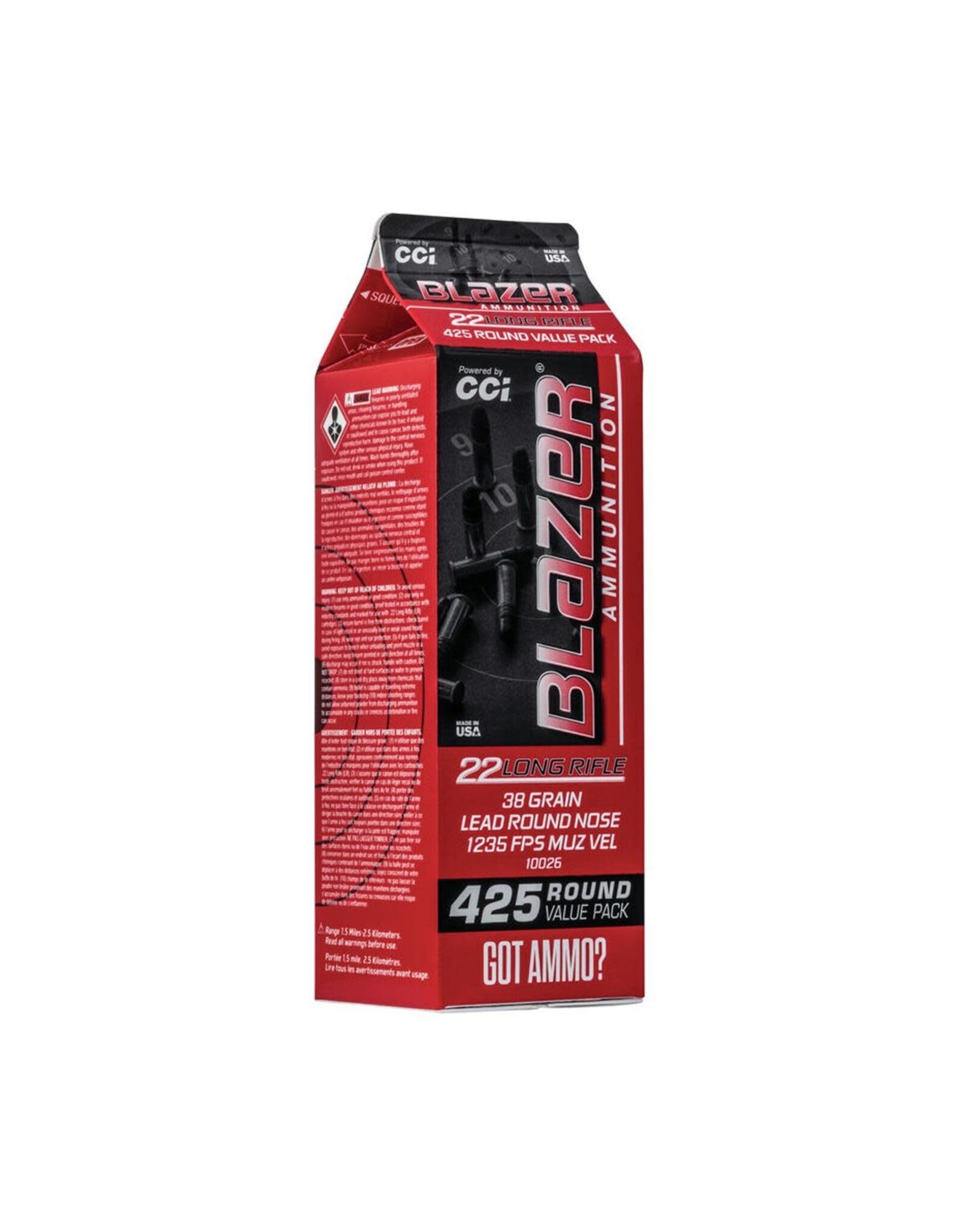 CCI CCI Blazer Rimfire 22 LR 38gr 425ct