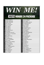 DRAW #1727 - WIN ME - ROADIE 24 CANOPY GREEN PACKAGE!