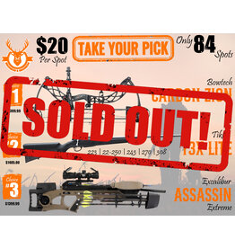 DRAW #1732 - Take Your Pick - Bowtech, Tikka OR Excalibur!