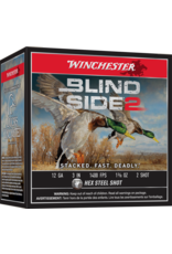 Winchester Winchester 12 Ga 3" 1 3/8oz  Shot 2  Blind Side 2 Hex Steel Shot  25ct - XBS1232