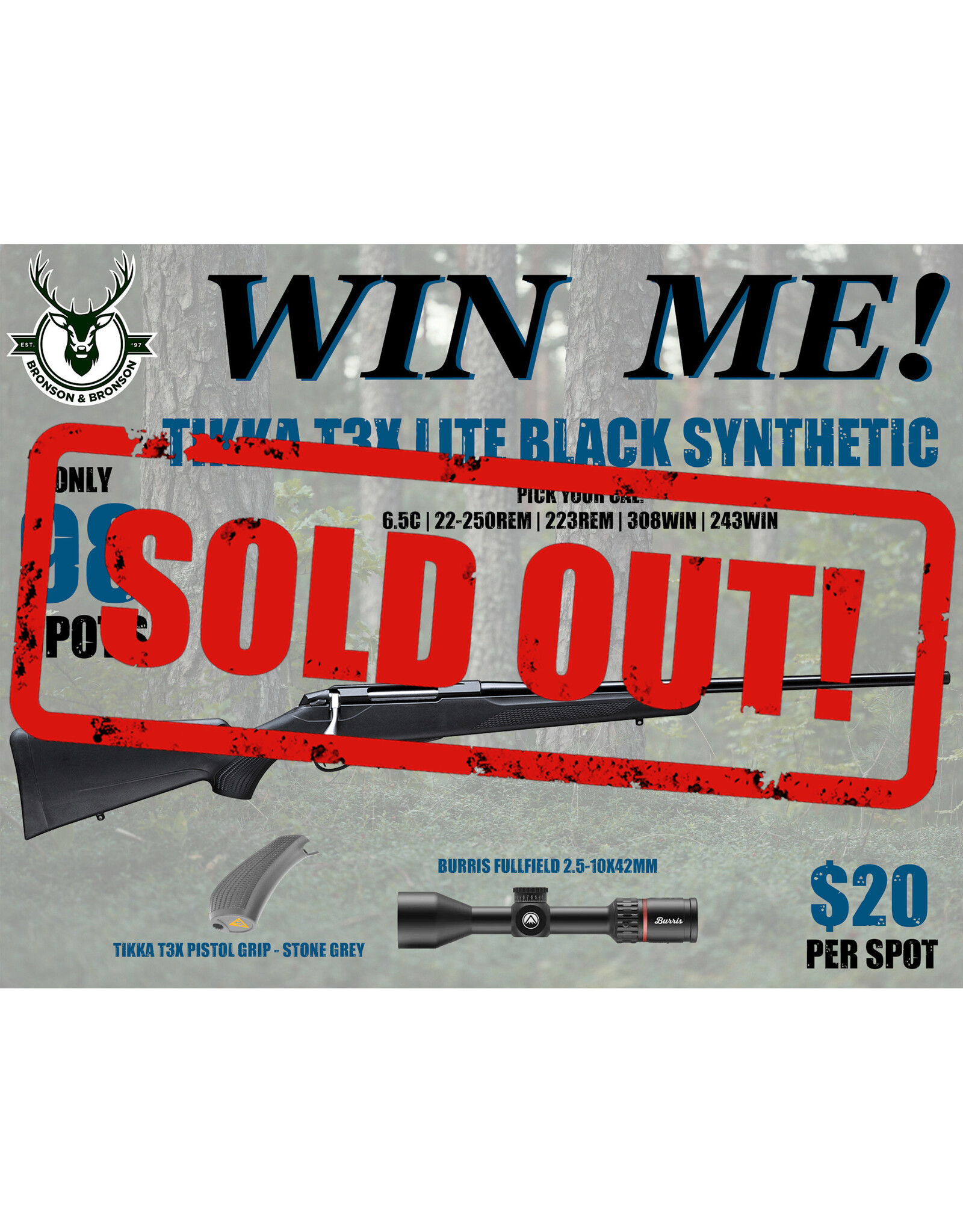 DRAW #1734 - WIN ME - TIKKA + BURRIS!