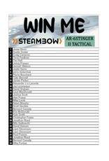 DRAW #1731 - WIN ME - Steambow AR-6 Stinger II Tactical!