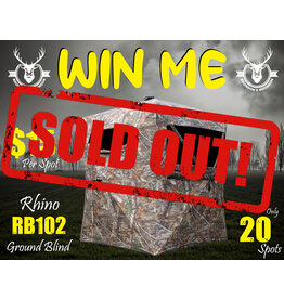 DRAW #1741 - WIN ME - Rhino 102 Ground Blind! ROUND 2