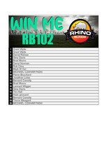 DRAW #1743 - WIN ME - Rhino 102 Ground Blind! ROUND 3