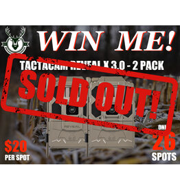 DRAW #1749 - WIN ME - Tactacam Reveal X 3.0 - 2 Pack! ROUND 2