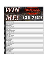 DRAW #1749 - WIN ME - Tactacam Reveal X 3.0 - 2 Pack! ROUND 2