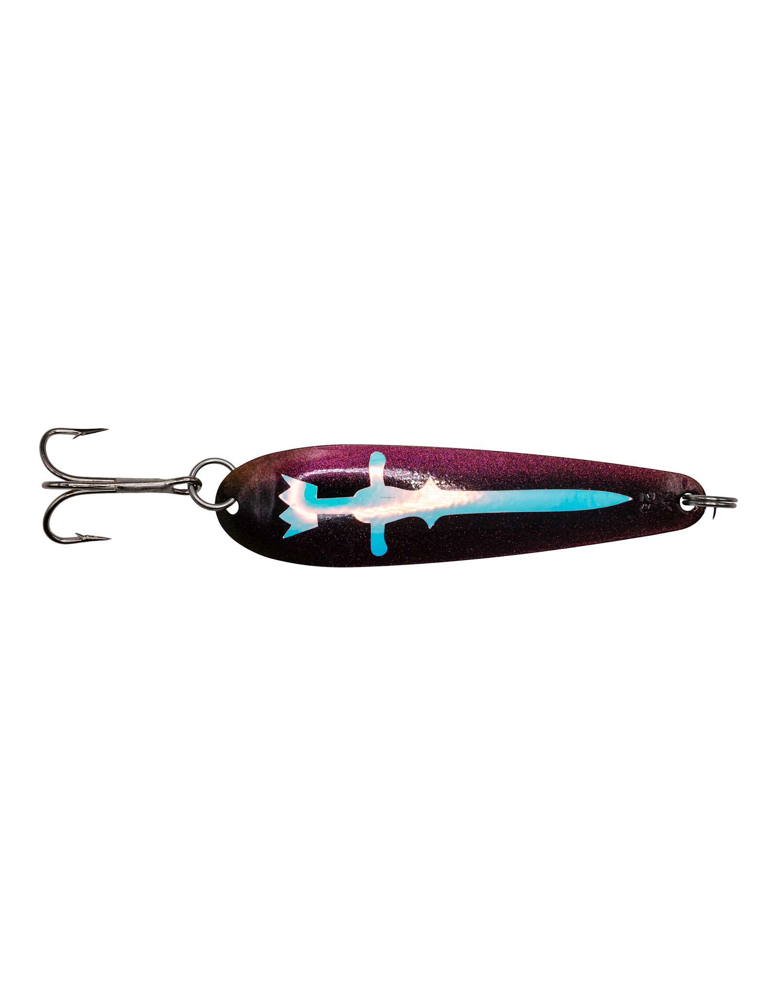 Northern King Northern King 28 EXCP Size 28 Trolling Spoon, 1/2oz, 3 3/4" Iridescent Purple-Green Excalibur