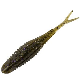 Great Lakes Finesse Great Lakes Finesse GLFHM275-03 Hover Minnow, 2 3/4", 8 Pack, Green Pumpkin Purple Flake