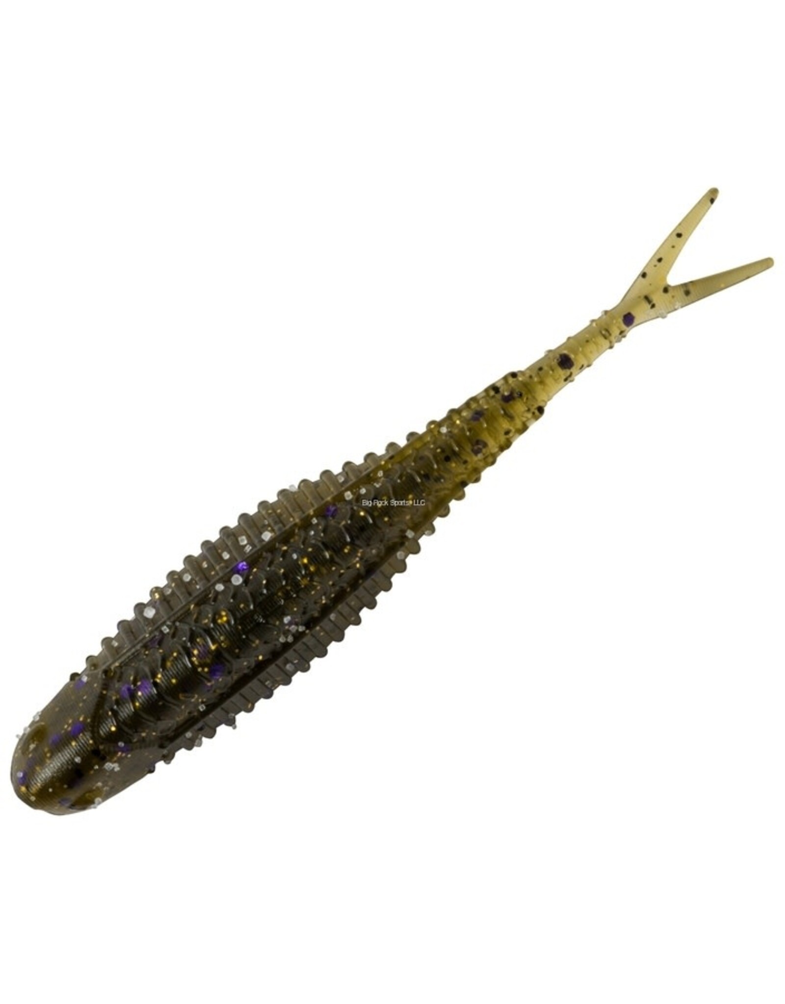 Great Lakes Finesse Great Lakes Finesse GLFHM275-03 Hover Minnow, 2 3/4", 8 Pack, Green Pumpkin Purple Flake