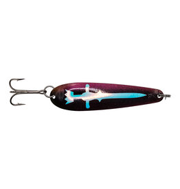 Northern King Northern King MAG EXCP Size MAG Trolling Spoon, 5/8 oz, 4 1/2" Iridescent Purple-Green Excalibur