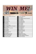 DRAW #1747 - WIN ME - Yeti Tundra 35 + Spartan Blades!