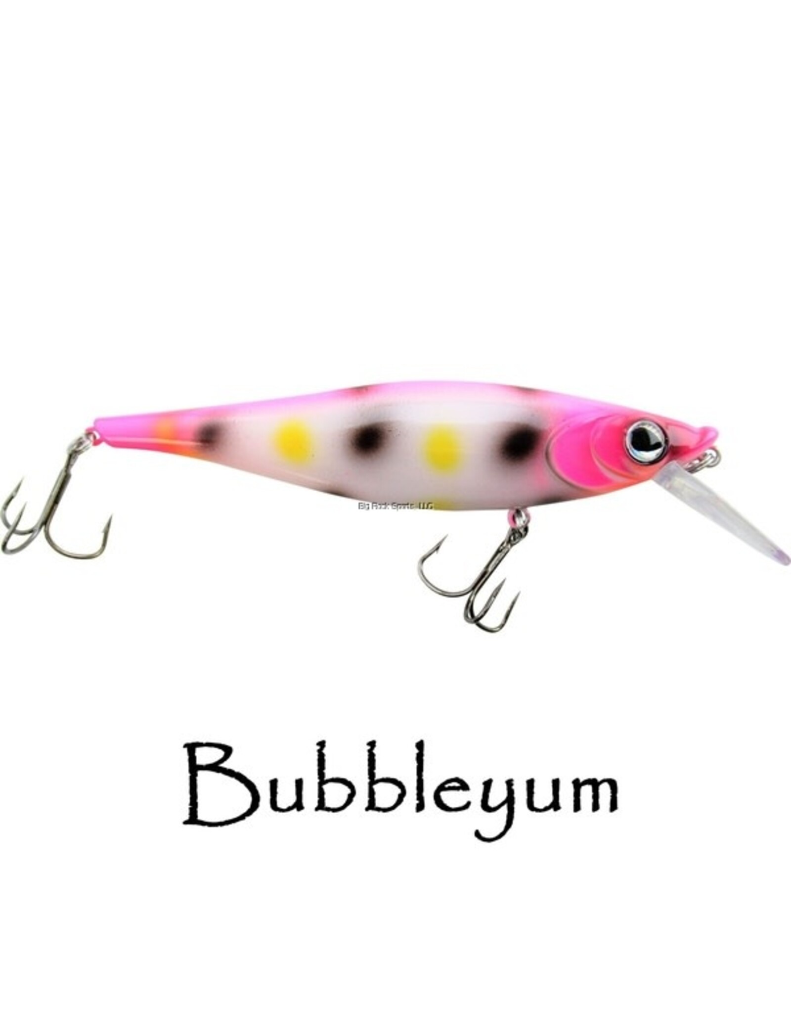Walleye Nation Walleye Nation Creations LSB-BY Lil SB Reaper , Unique Square Bill Crankbait, Size 3.5", Diving Depth 10', #6 Hooks, Bubbleyum