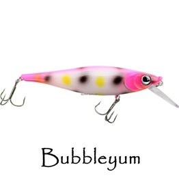 Walleye Nation Walleye Nation Creations LSB-BY Lil SB Reaper , Unique Square Bill Crankbait, Size 3.5", Diving Depth 10', #6 Hooks, Bubbleyum