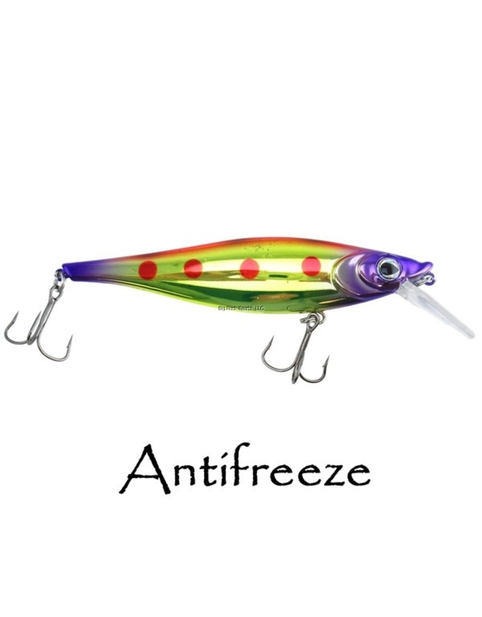 Walleye Nation Walleye Nation Creations LSB-AF Lil SB Reaper , Unique Square Bill Crankbait, Size 3.5", Diving Depth 10', #6 Hooks, Antifreeze