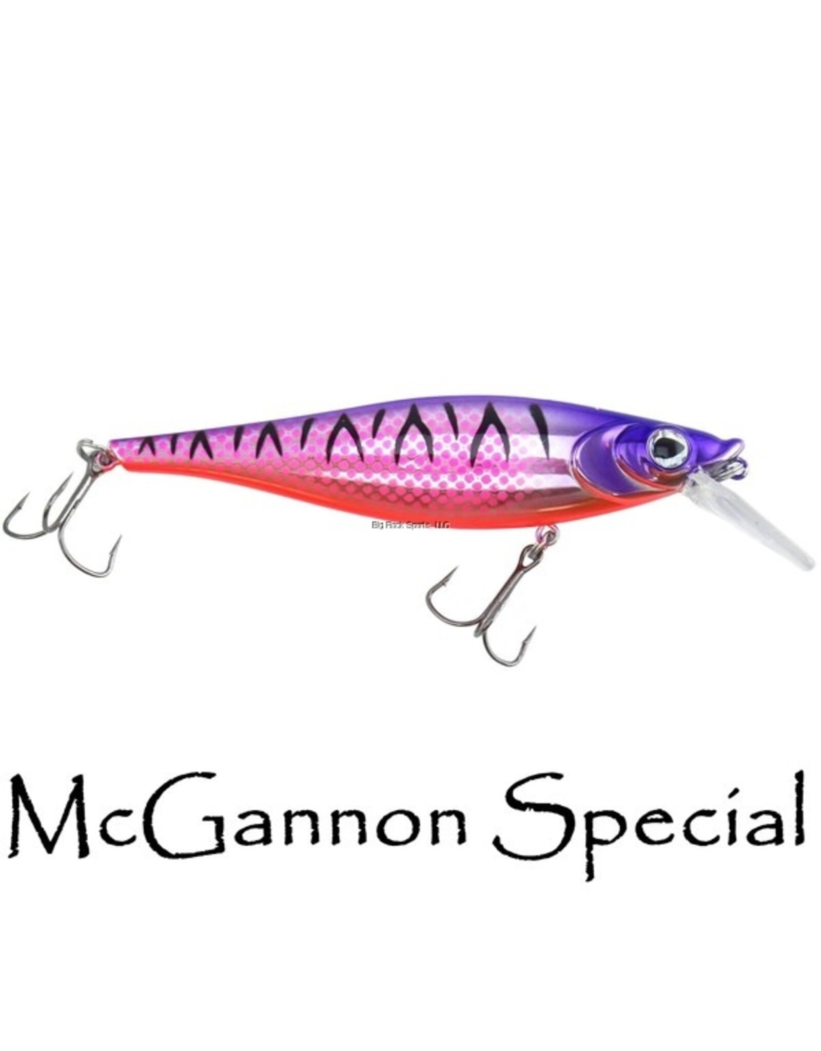 Walleye Nation Walleye Nation Creations LSB-MS Lil SB Reaper , Unique Square Bill Crankbait, Size 3.5", Diving Depth 10', #6 Hooks, Mcgannon Special
