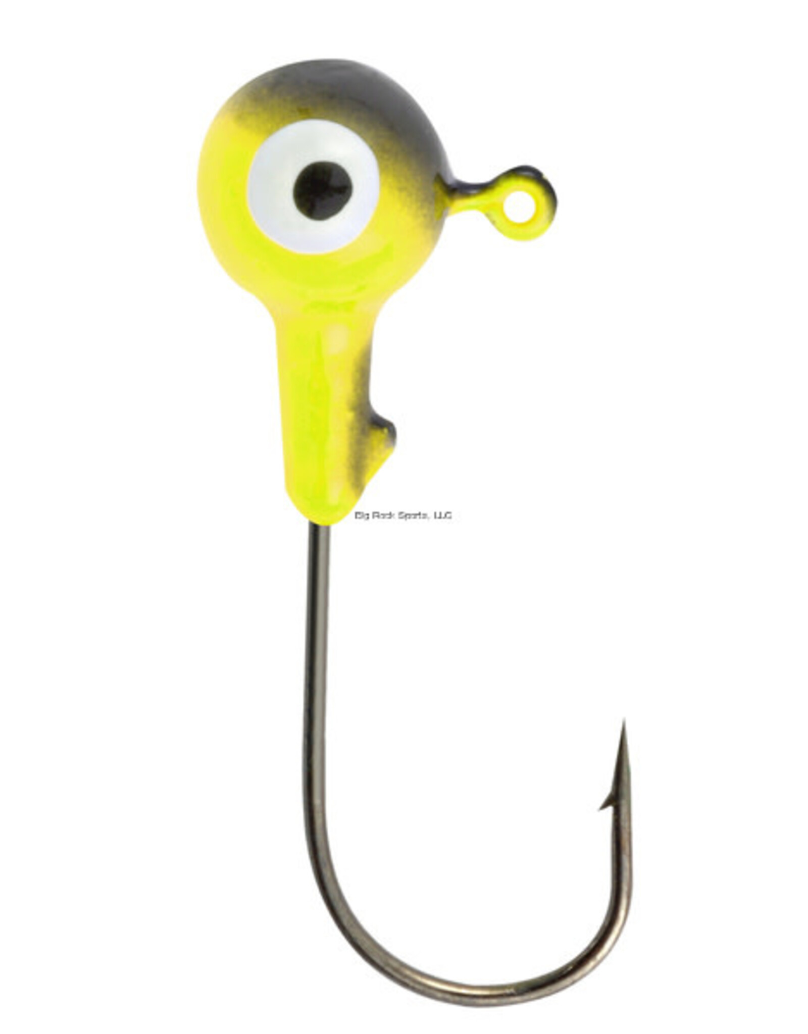 danielson Danielson JH18CHB Jighead 1/8oz, 8/pk, Chartreuse/Black